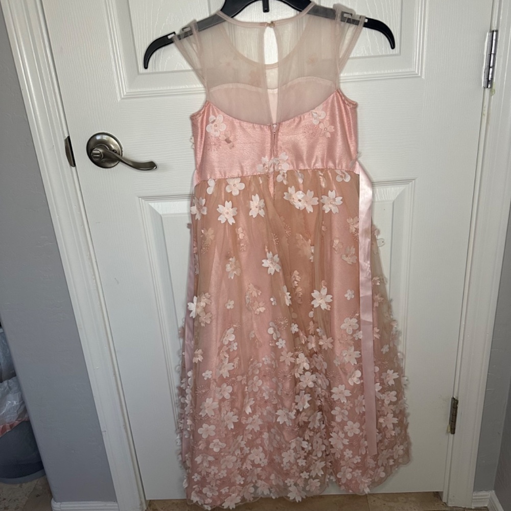 Chantilly place Size 6 girl formal gown. Wedding dress. kids dress - Picture 8 of 12